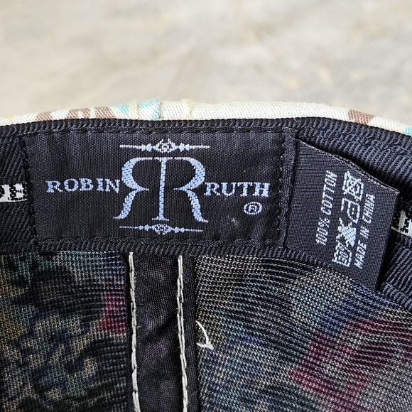 San Francisco Hat Floral Pattern Baseball Cap by Robin Ruth. Snap Back‎ - Picture 5 of 6